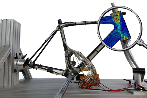 M.Sc. Sporttechnologie an der Universität Bayreuth studieren: Konstruktion eines Fahrradrahmens.